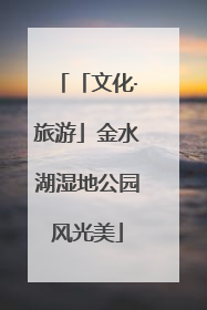 「文化·旅游」金水湖湿地公园风光美