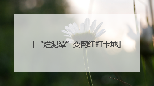 “烂泥潭”变网红打卡地