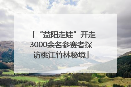 “益阳走娃”开走 3000余名参赛者探访桃江竹林秘境