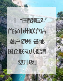 “国贸甄选”首家市州联营店落户随州 省地国企联动共促消费升级
