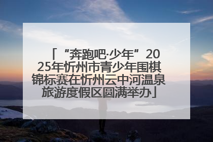 “奔跑吧·少年”2025年忻州市青少年围棋锦标赛在忻州云中河温泉旅游度假区圆满举办