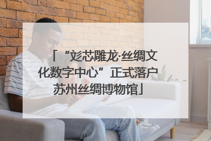 “彣芯雕龙·丝绸文化数字中心”正式落户苏州丝绸博物馆