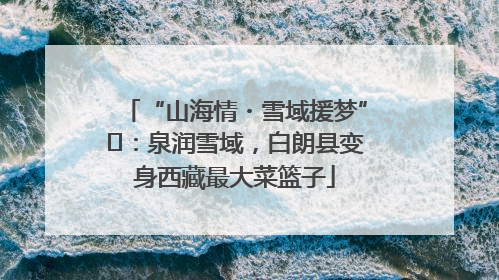 “山海情・雪域援梦”⑪：泉润雪域，白朗县变身西藏最大菜篮子