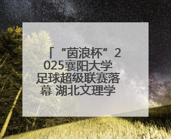 “茵浪杯”2025襄阳大学足球超级联赛落幕 湖北文理学院成功卫冕