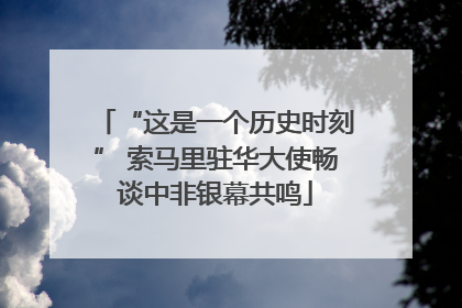 “这是一个历史时刻” 索马里驻华大使畅谈中非银幕共鸣