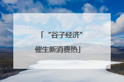 “谷子经济”催生新消费热