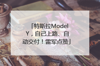 特斯拉Model Y，自己上路、自动交付！雷军点赞