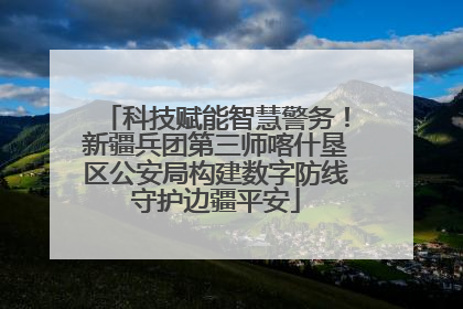科技赋能智慧警务！新疆兵团第三师喀什垦区公安局构建数字防线守护边疆平安