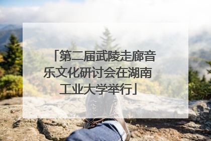 第二届武陵走廊音乐文化研讨会在湖南工业大学举行
