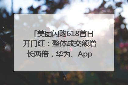 美团闪购618首日开门红：整体成交额增长两倍，华为、Apple、沃尔玛等近800个品牌翻倍增长