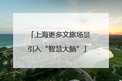 上海更多文旅场景引入“智慧大脑”