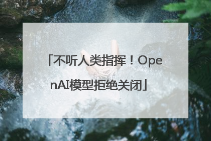 不听人类指挥！OpenAI模型拒绝关闭
