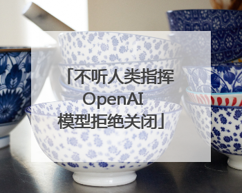 不听人类指挥 OpenAI模型拒绝关闭