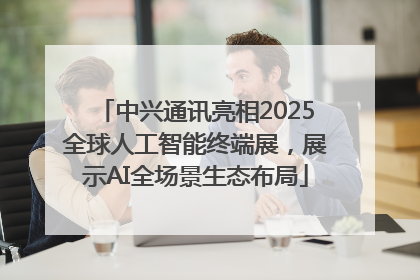 中兴通讯亮相2025全球人工智能终端展，展示AI全场景生态布局