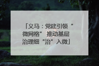 义马：党建引领“微网格” 推动基层治理细“治”入微