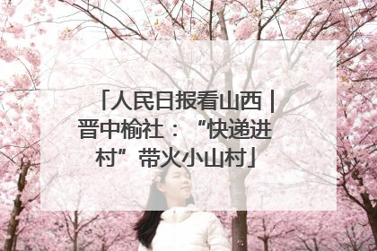 人民日报看山西｜晋中榆社：“快递进村”带火小山村