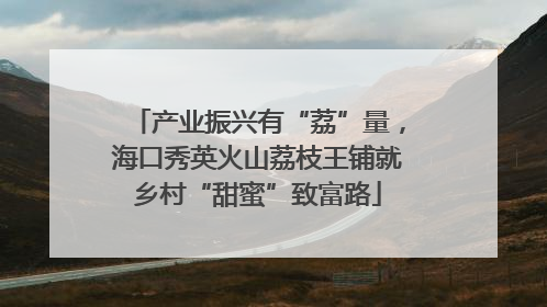 产业振兴有“荔”量，海口秀英火山荔枝王铺就乡村“甜蜜”致富路