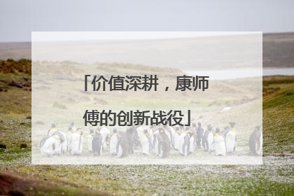 价值深耕，康师傅的创新战役