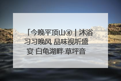 今晚平顶山⑧｜沐浴习习晚风 品味视听盛宴 白龟湖畔·草坪音乐会激情上演