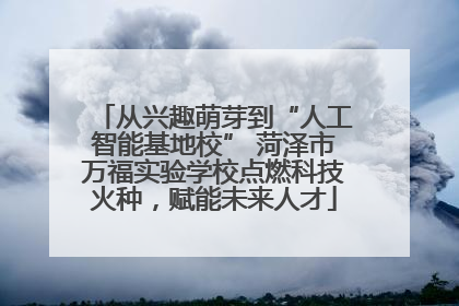 从兴趣萌芽到“人工智能基地校” 菏泽市万福实验学校点燃科技火种，赋能未来人才