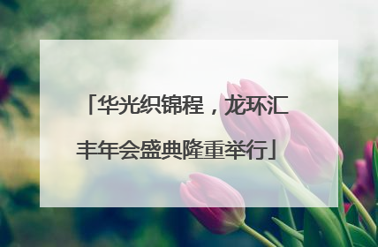 华光织锦程，龙环汇丰年会盛典隆重举行