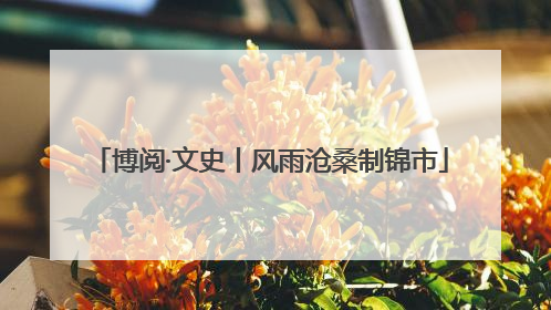 博阅·文史丨风雨沧桑制锦市