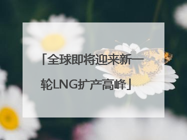 全球即将迎来新一轮LNG扩产高峰