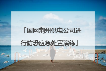 国网荆州供电公司进行防恐应急处置演练