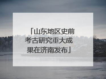 山东地区史前考古研究重大成果在济南发布