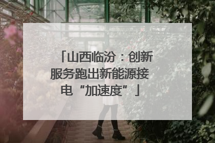 山西临汾：创新服务跑出新能源接电“加速度”