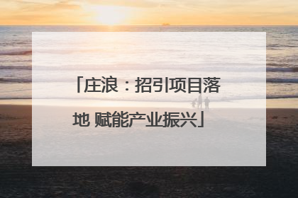 庄浪：招引项目落地 赋能产业振兴