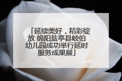 延续美好，精彩绽放 绵阳盐亭县岐伯幼儿园成功举行延时服务成果展