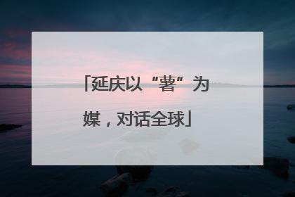 延庆以“薯”为媒，对话全球