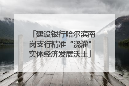 建设银行哈尔滨南岗支行精准“浇灌”实体经济发展沃土