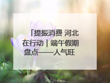 提振消费 河北在行动｜端午假期盘点——人气旺 活力足 端午经济“热浪”迭起