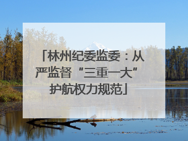 林州纪委监委：从严监督“三重一大” 护航权力规范