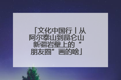 文化中国行丨从阿尔泰山到昆仑山 新疆岩壁上的“朋友圈”画的啥