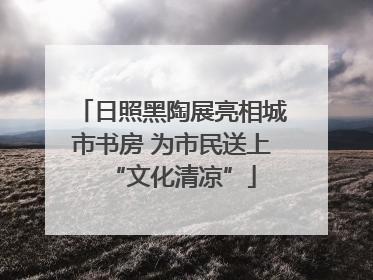 日照黑陶展亮相城市书房 为市民送上“文化清凉”