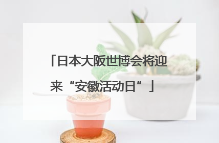 日本大阪世博会将迎来“安徽活动日”