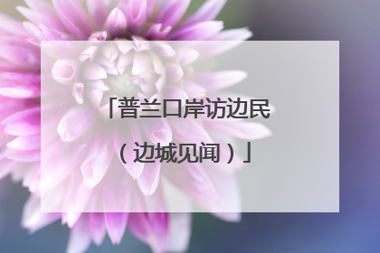 普兰口岸访边民（边城见闻）