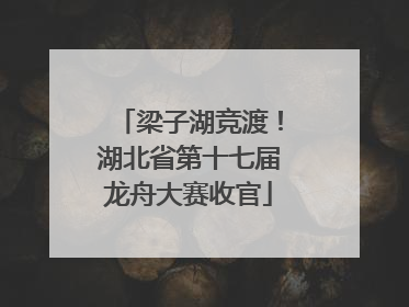 梁子湖竞渡！湖北省第十七届龙舟大赛收官