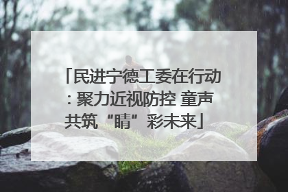 民进宁德工委在行动：聚力近视防控 童声共筑“睛”彩未来