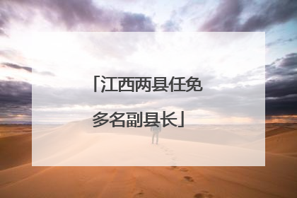 江西两县任免多名副县长