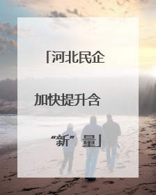 河北民企加快提升含“新”量