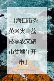 海口市秀英区火山荔枝季农文旅市集端午开市