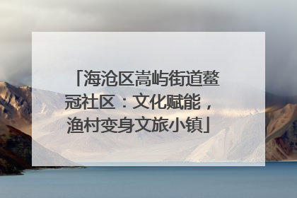 海沧区嵩屿街道鳌冠社区：文化赋能，渔村变身文旅小镇