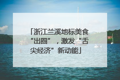 浙江兰溪地标美食“出圈”，激发“舌尖经济”新动能