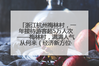 浙江杭州梅林村，一年接待游客超5万人次——梅林村，满满人气从何来（经济新方位·农村消费观察）