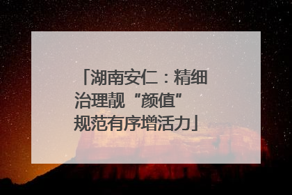 湖南安仁：精细治理靓“颜值” 规范有序增活力