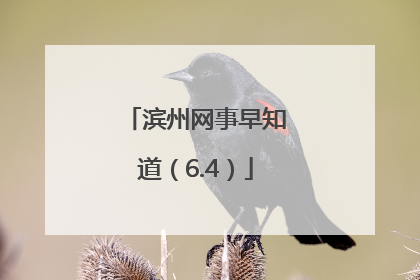 滨州网事早知道（6.4）